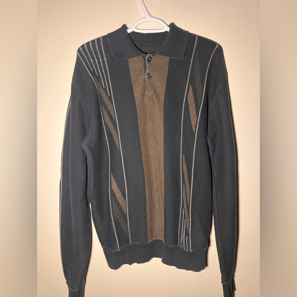 Asymmetrical Sweater, Cotton Blend.